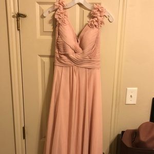 Size 8 Morilee Blush, floor length dress.